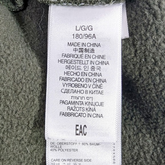 Men's Marmot Mountain Works Crew Sweatshirt Large L green - Picture 6 of 6